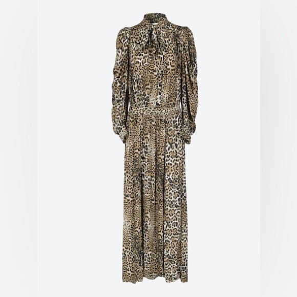 ZADIG AND VOLTAIRE LEOPARD EVENING GOWN - Picture 3 of 4